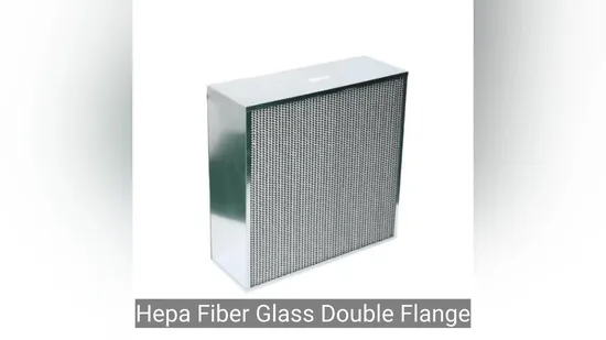 Factory Direct Sale Fiberglass Filter Element Air Clean System H13 Industrial Air Filters